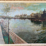 Landscape of Paris and the Seine