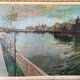 Landscape of Paris and the Seine