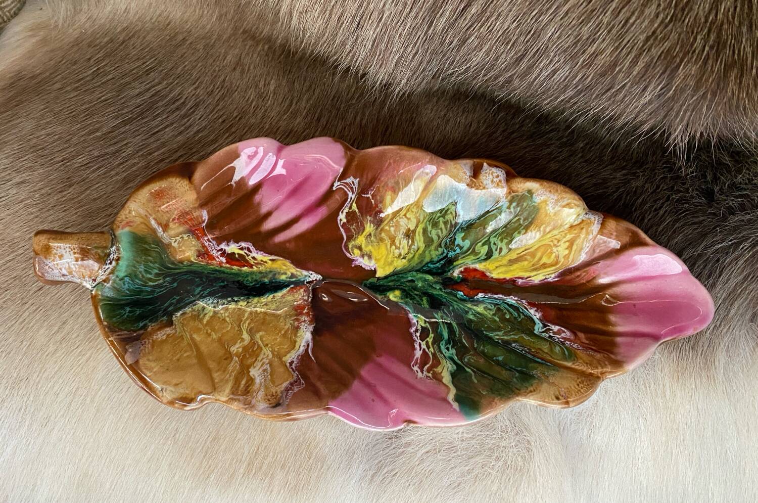 Vintage Vallauris ceramic dish