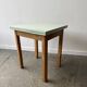 Mid-Century Vintage Draw-Leaf Kitchen Dining Table with Formica Top