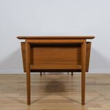 Mid-Century Teak Desk by I.B Kofod-Larsen for Seffle Möbelfabrik, Sweden, 1950s