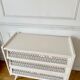 Vintage rattan chest of drawers