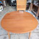 Round table expandable vintage