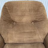 Vintage velvet armchair