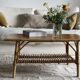 Vintage rattan coffee table