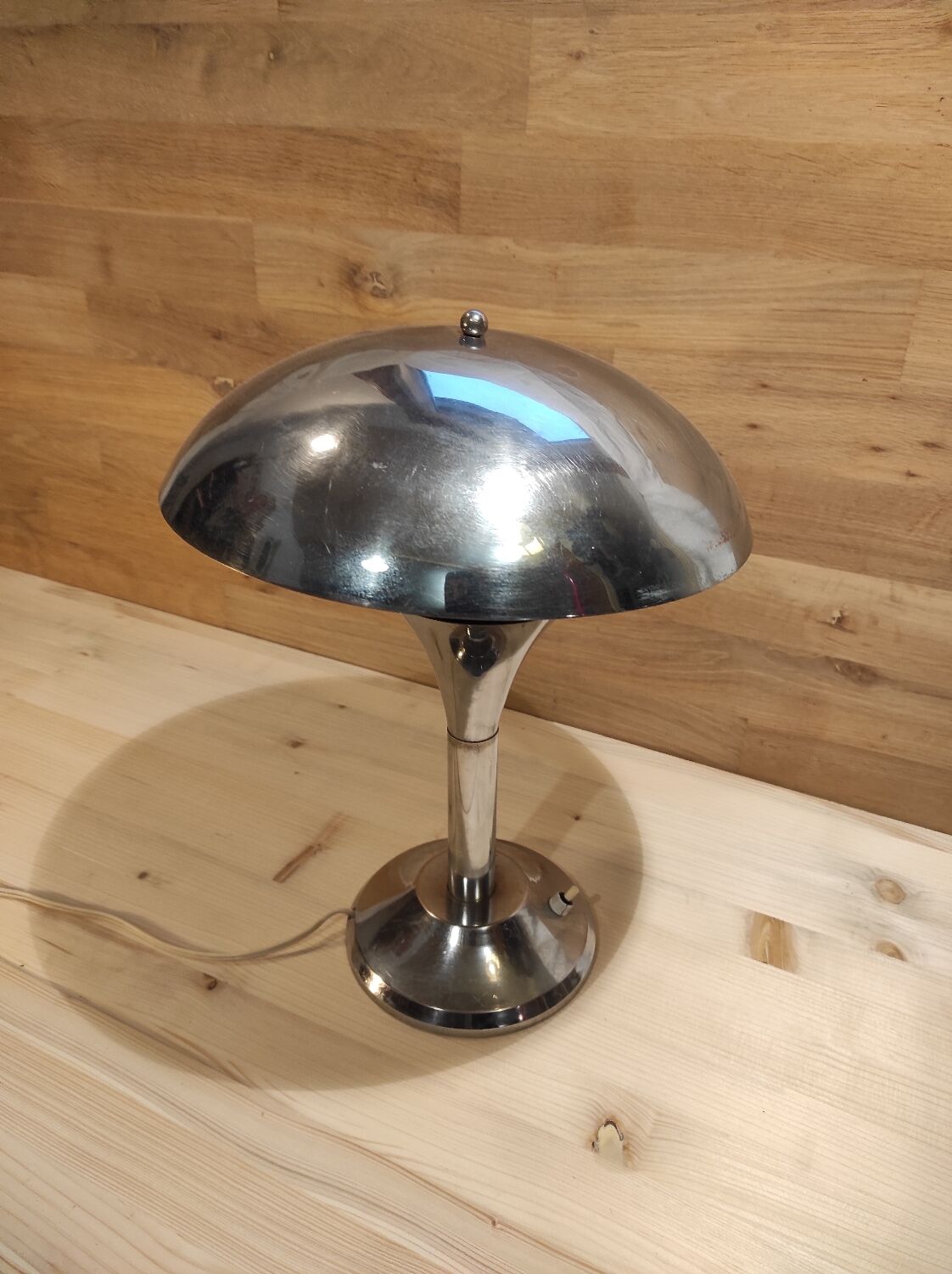Metal mushroom lamp circa 1920 1940