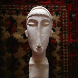 Bust woman terracotta - Inspiration Modigliani