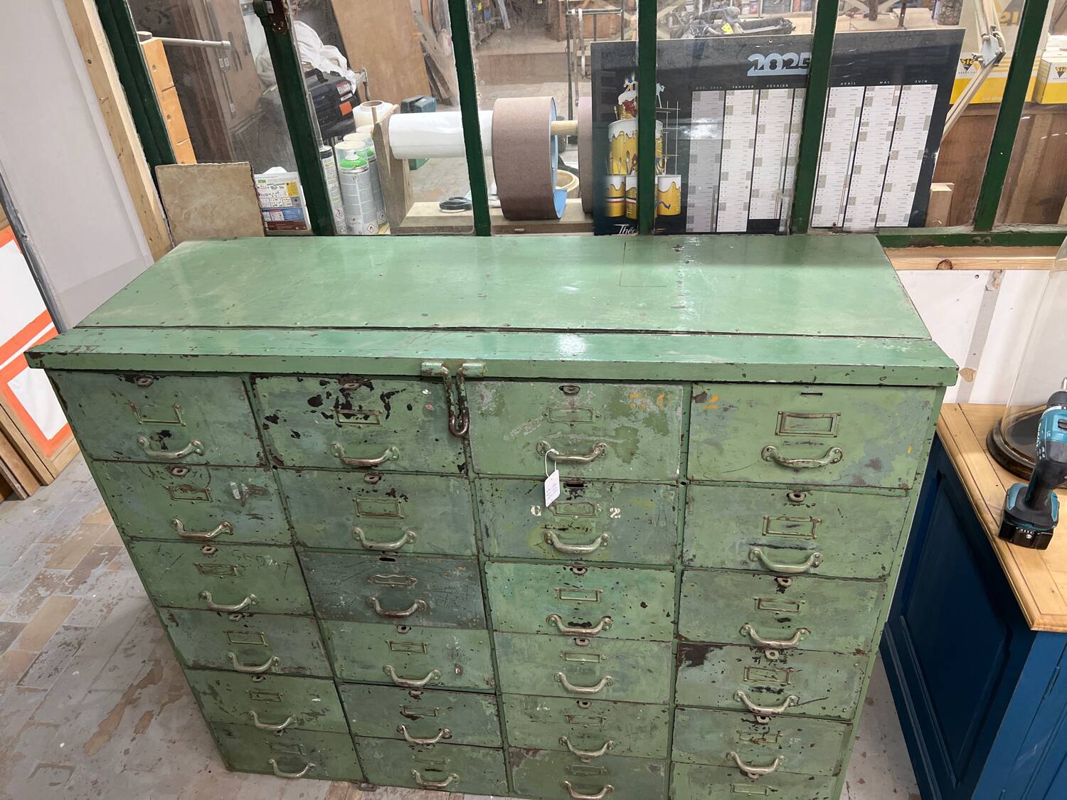 Industrial metal locker