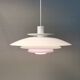 Large hanging lamp by Danish Form-Light 1980s. Multiple layers of shades.