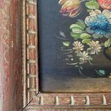 HSP table "Bouquet of flowers" in the taste of the XVIII ° + frame