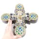 Art deco roger guérin bouffiloux ceramic cross