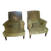 Pair of Napoleon III armchairs