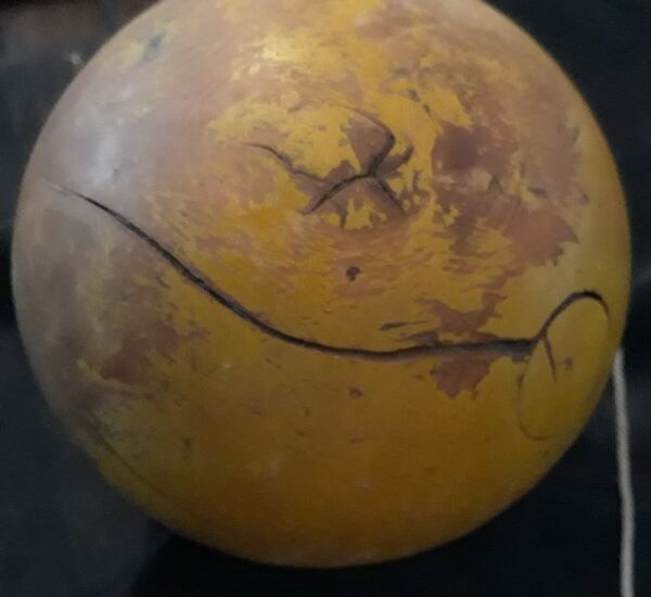 Boxwood bilboquet "ball of 17.0 cm in diameter" - 50s