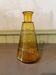 Art deco glass carafe in yellow