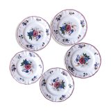 Set of 5 small plates modelE Agreste