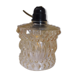 Globe original suspension in smoked molded glass