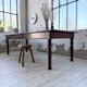 Solid oak table 1900 drapery style XL 250cm