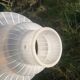 White striped glass pendant lampshade