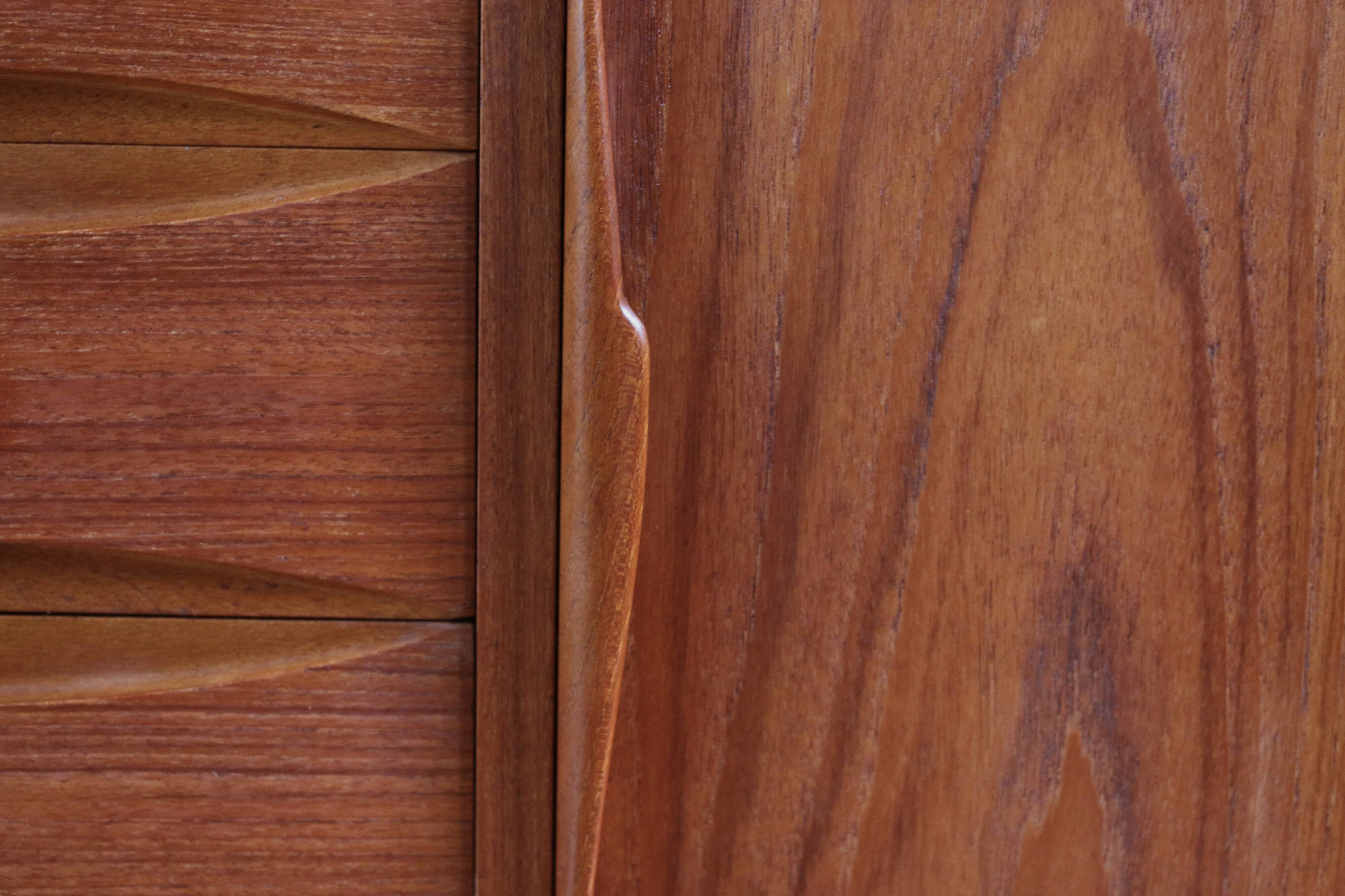 Enfilade scandinave vintage en teck Arne Vodder, 1960