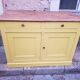 Lemon yellow country buffet