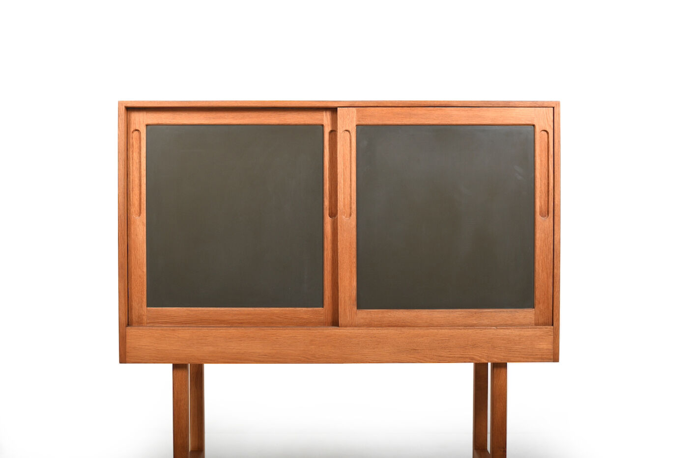 Danish oak and formica cabinet 1960s