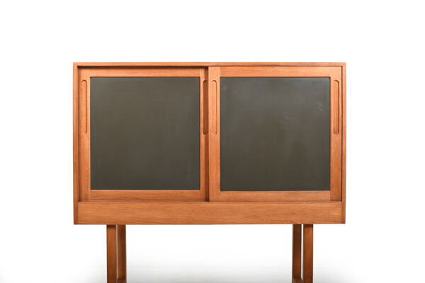 Armoire en chêne danoise et formica des années 1960