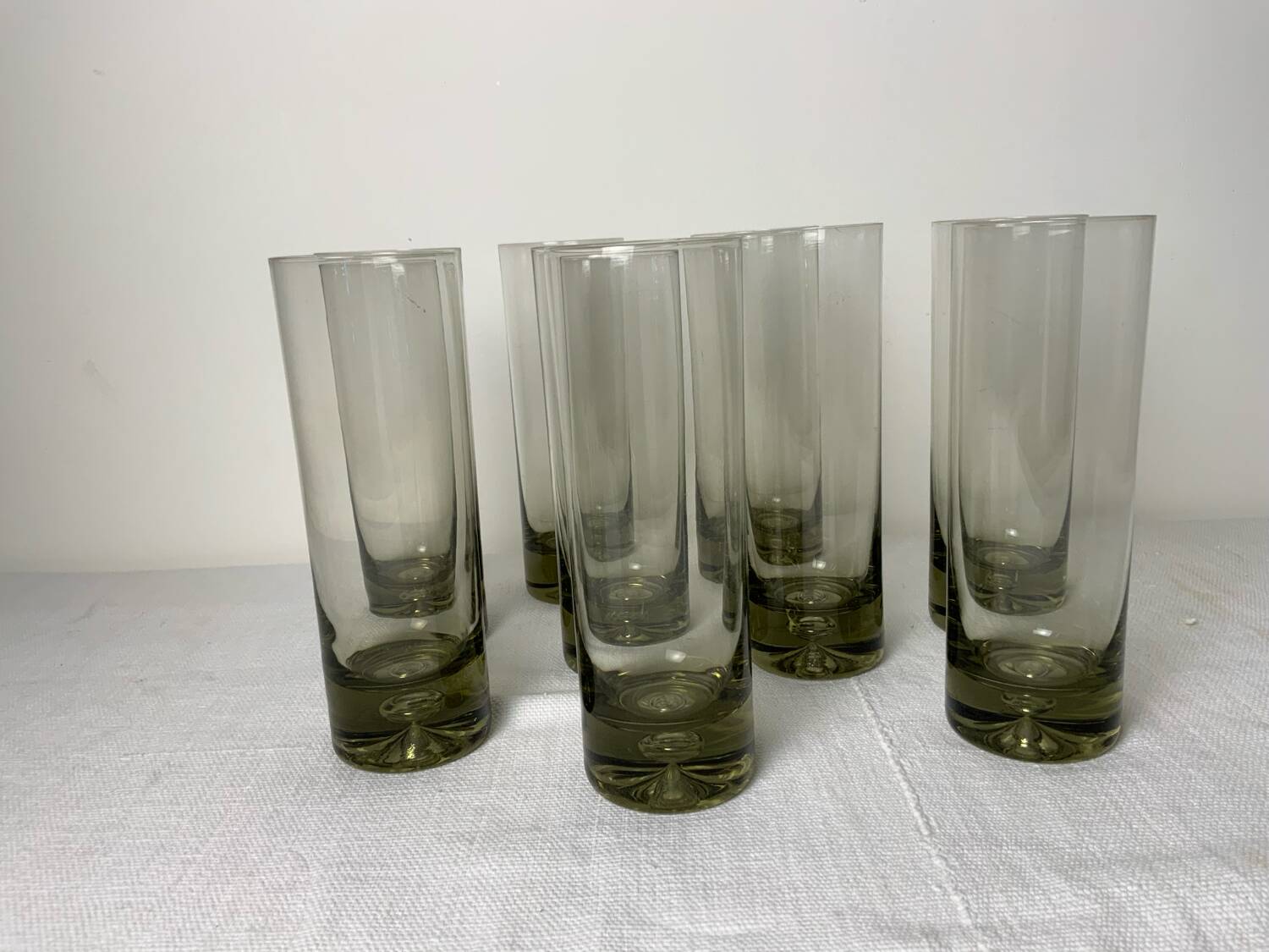 Long Drink Smoked Glasses