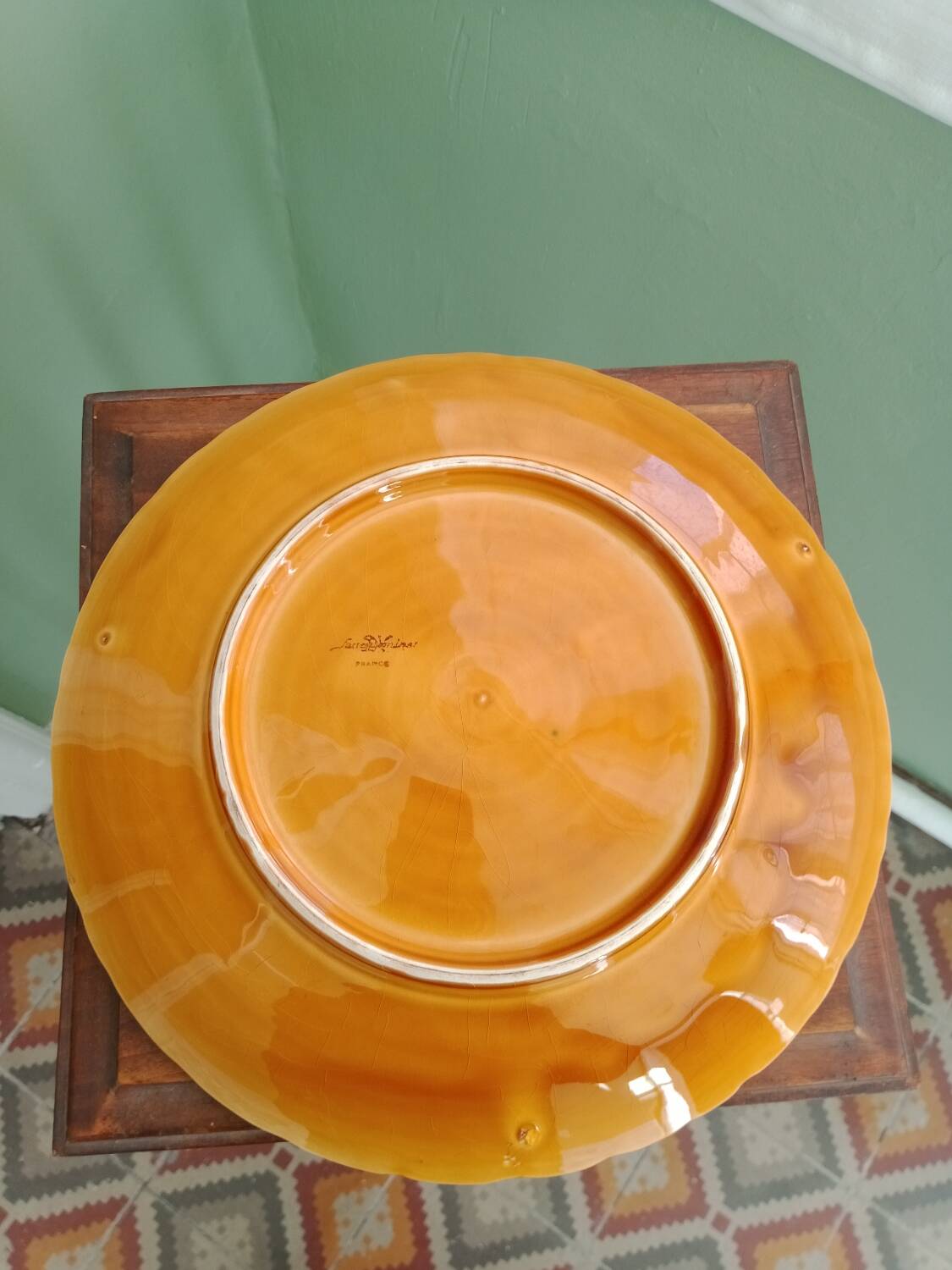 Sarreguemines slip dish