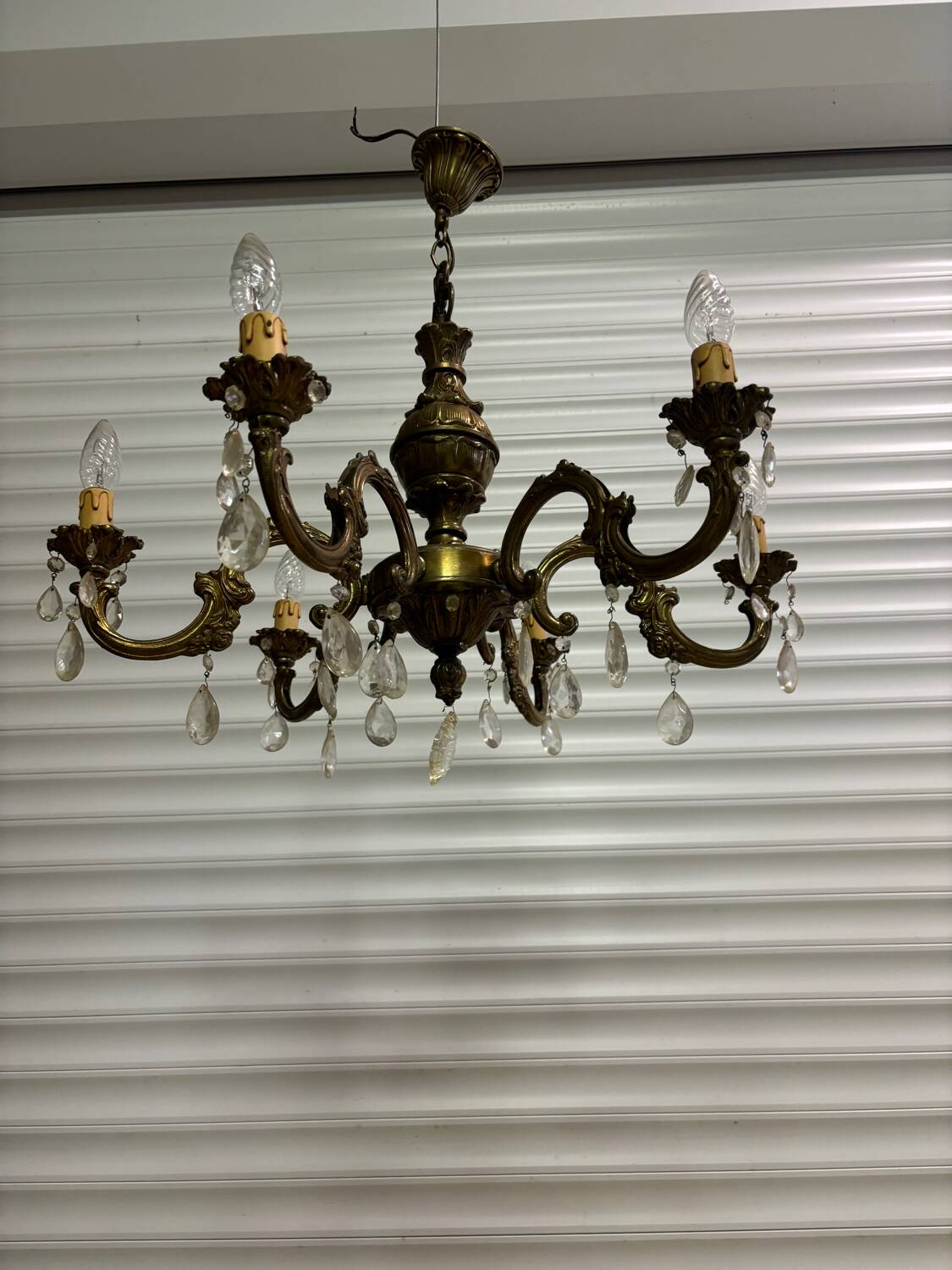Lustre suspension en bronze