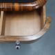 Pair of Art Deco walnut bedside tables from the 1930s.