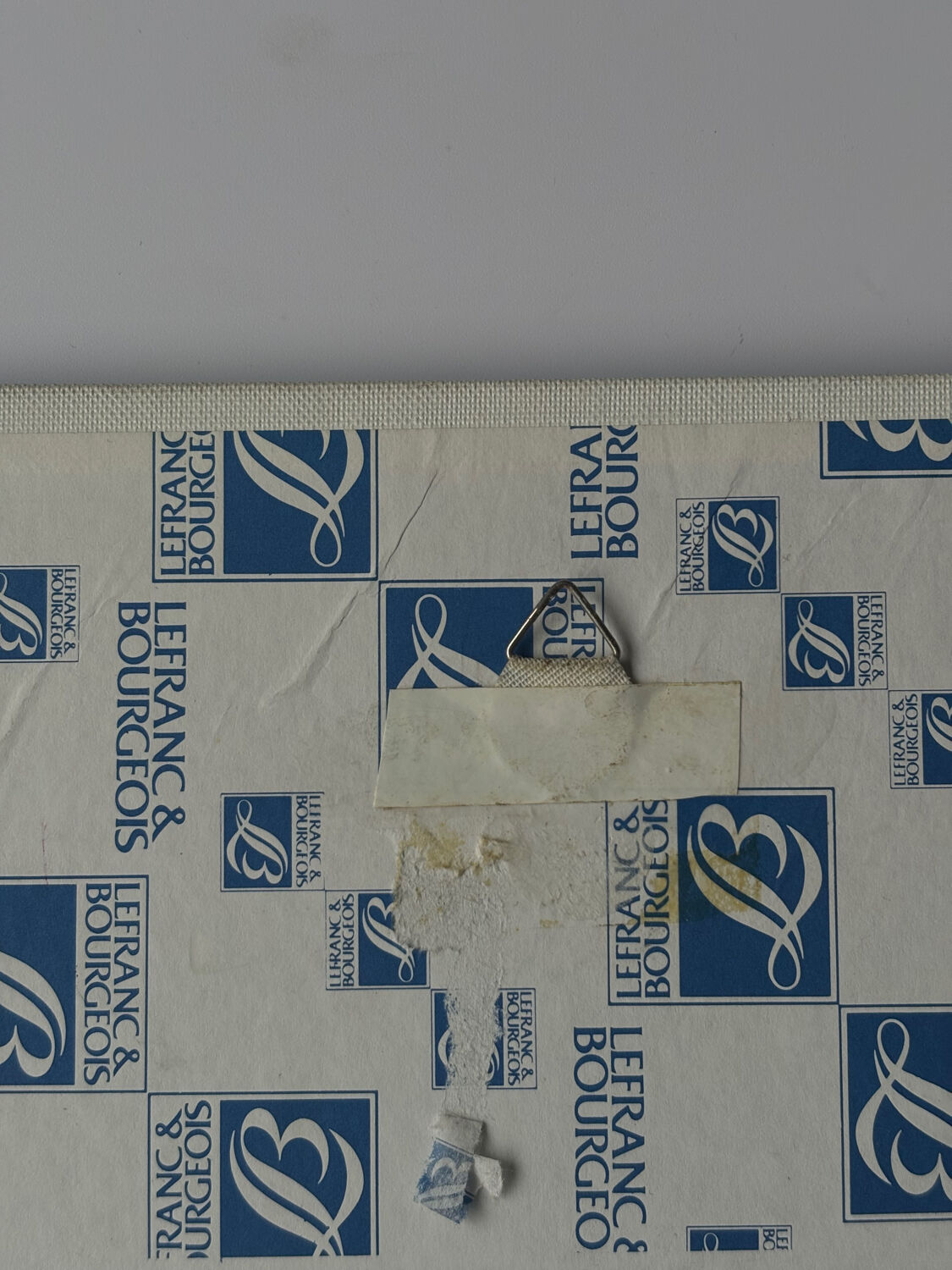 Painting on panel, countryside in spring.