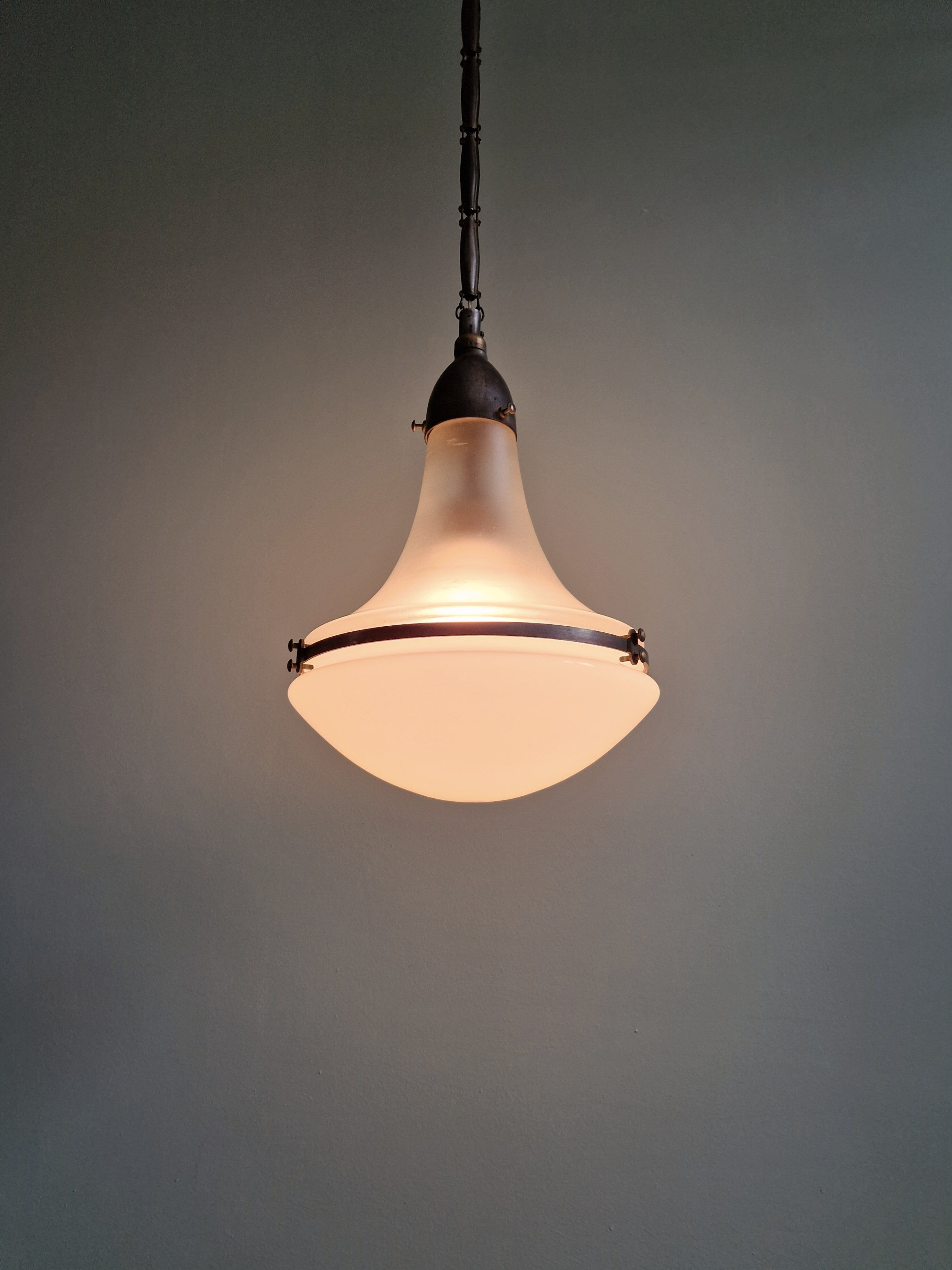 Luzette pendant, design by Peter Behrens, 1910s-20s.