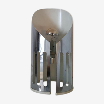 Chrome metal lamp