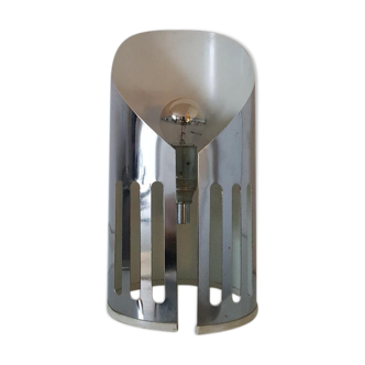 Chrome metal lamp