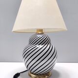Postmodern Murano Glass Table Lamp in the Style of Lino Tagliapietra, Italy