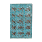 Tapis turquoise 166 cm x 264 cm