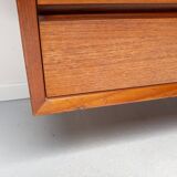 Scandinavian modular shelf in royal teak system by Poul Cadovius