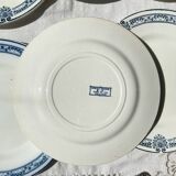 6 Small Plates Blue Iron Earth Salins Arbois Ennege model