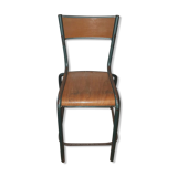 Old science school chair in tube