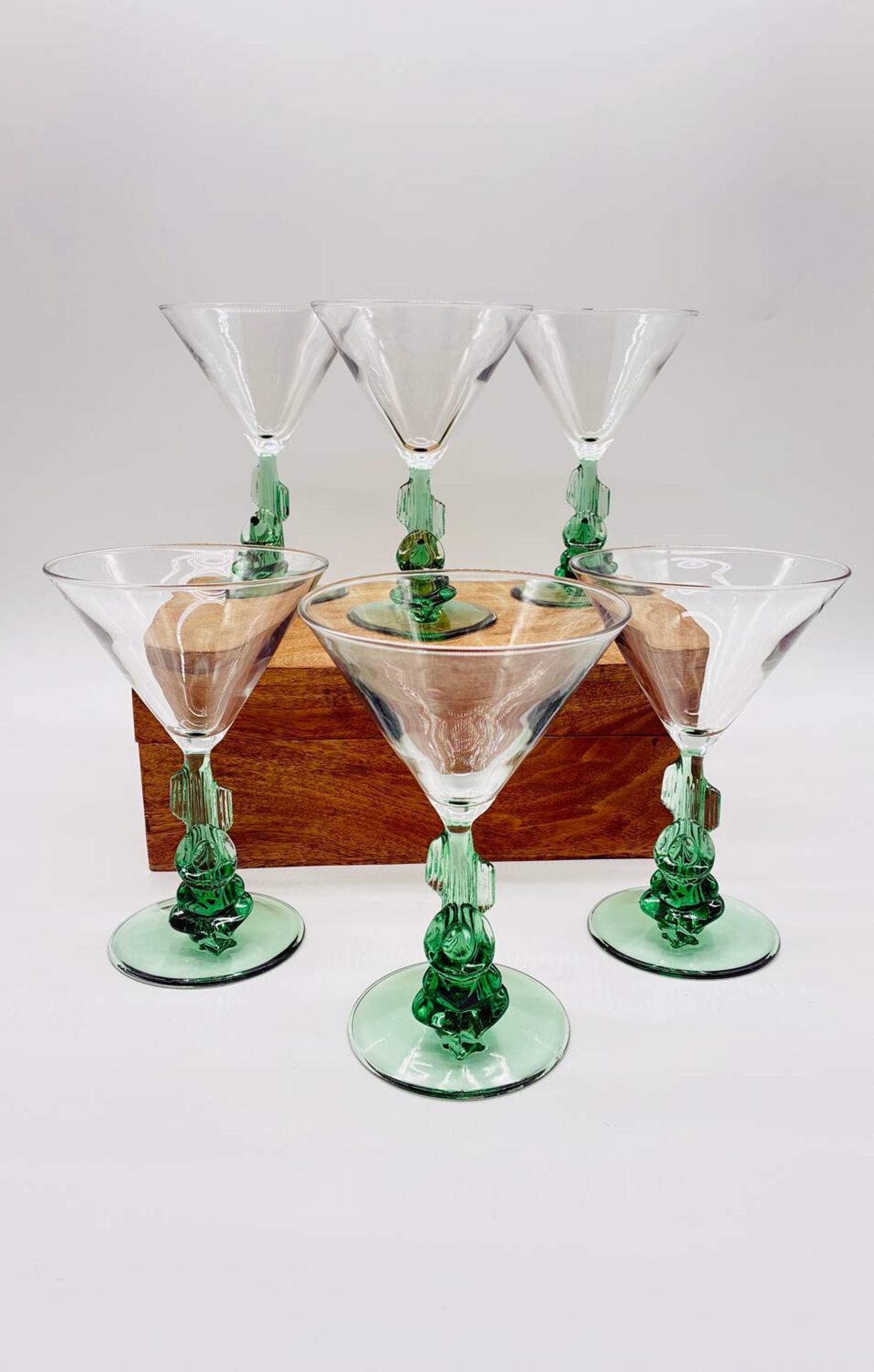 6 verres à cocktail, champagne en cristal, Luminarc France