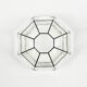 Mid-Century Glass & Brass Ceiling Light or Wall Lamp - Limburg, 1960s/1970s