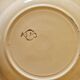 Vintage deep plates in ADP earthenware, blue rose patterns.