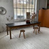Black pine farm table 250 cm