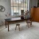 Table de ferme pin noire 250 cm