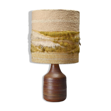 Ceramic lamp by Jacques Pouchain, Atelier Dieulefit, 1960s