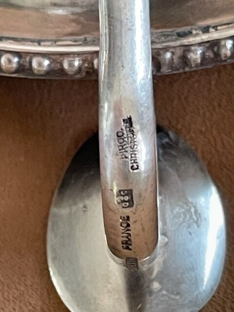 Empty ashtray Christofle pocket / Gallia silver metal