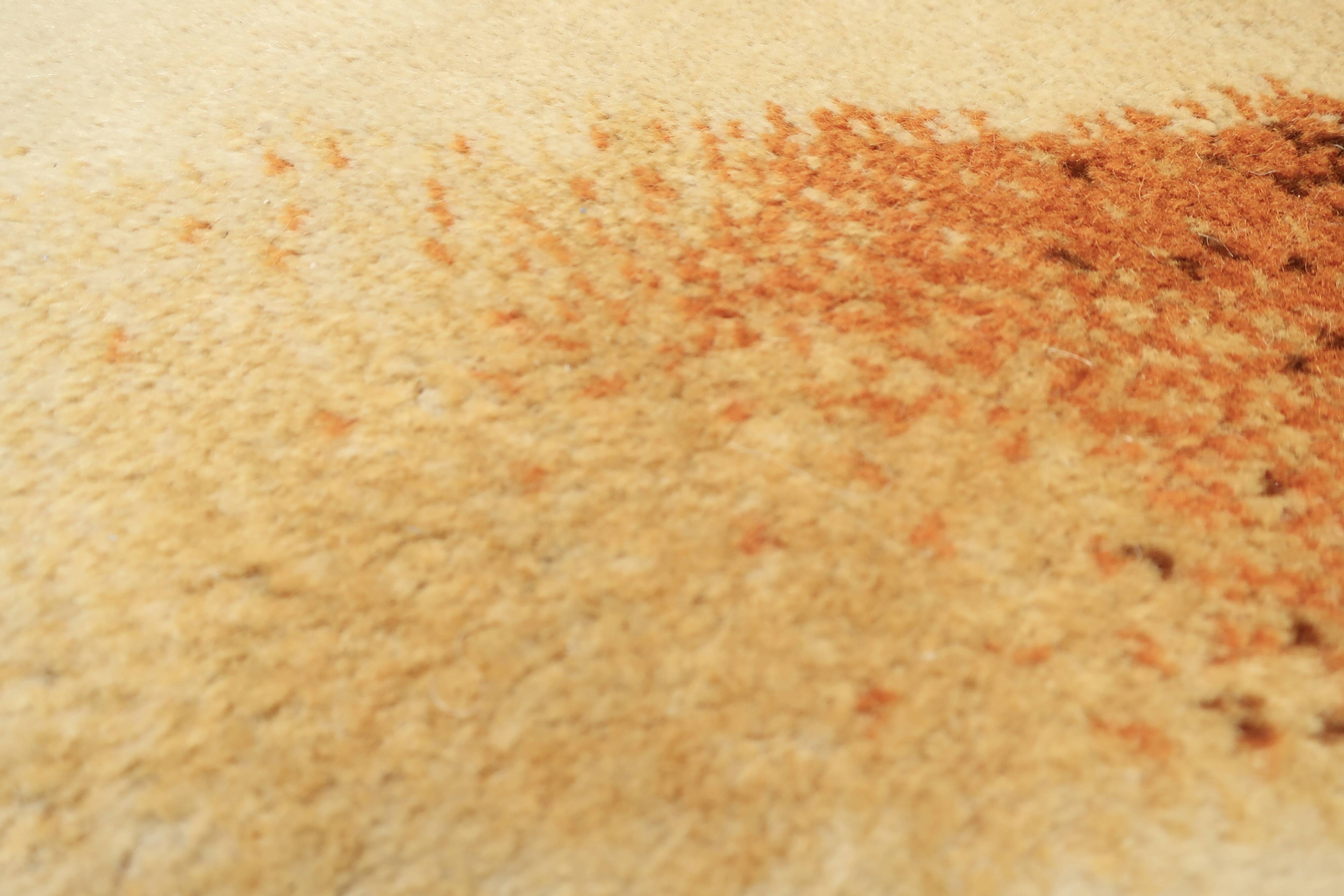 Designer Rug 1970's Pure Wool Velvet, "Amazone" Belgium, 2m x 2.90m, TBE