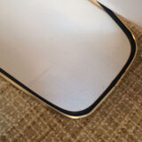 Asymmetrical vintage 50'60 ' free-form mirror, 33x73cm