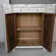 Buffet art déco bois et marbre