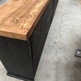 Old piece of furniture transformed into a TV stand